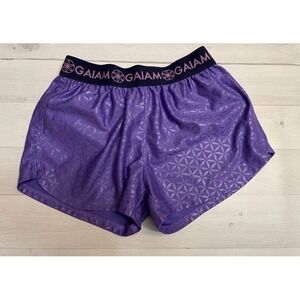 Gaiam girls purple athletic‎ shorts 10/12